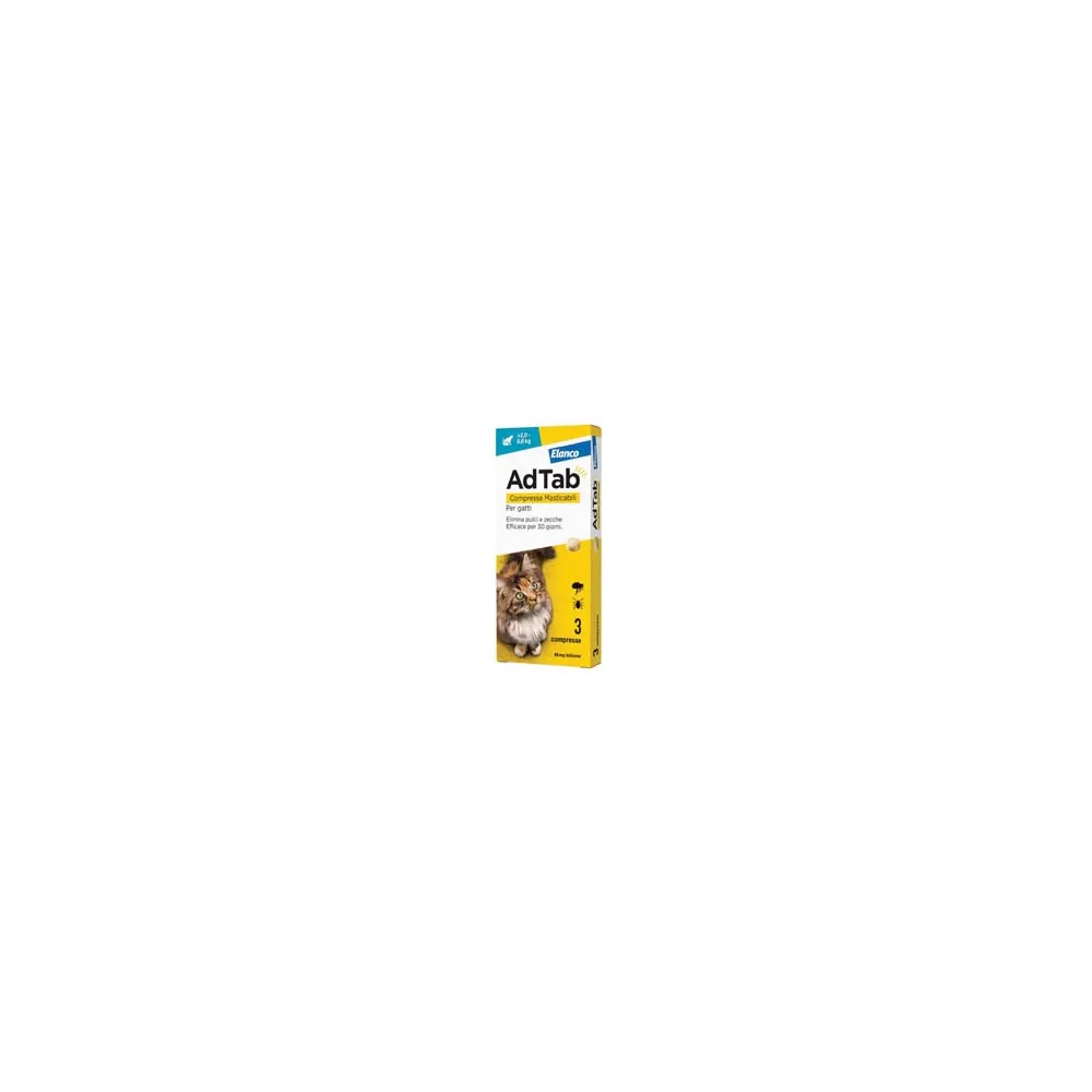 ADTAB COMPRESSE MASTICABILI PER GATTI KG.2-8