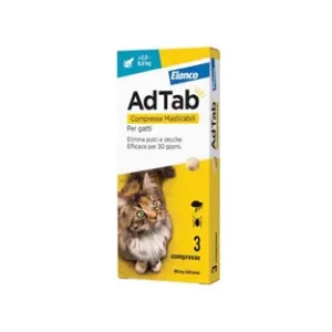 ADTAB COMPRESSE MASTICABILI PER GATTI KG.2-8