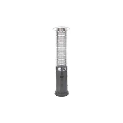 STUFA "PATIO GLASS" 13 KW GRIGIO SCURO
