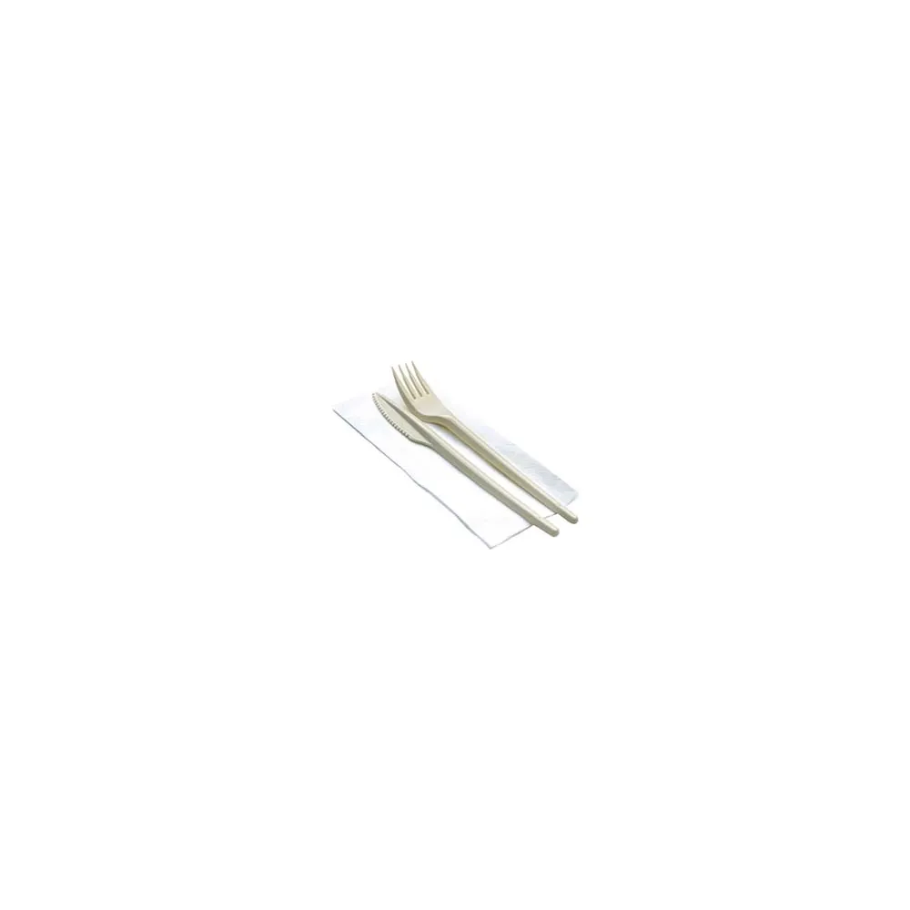 BIS POSATE BIOCOMPOSTABILI + TOVAGLIOLO