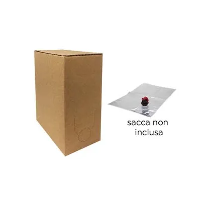 BAG IN BOX CARTONE AVANA
