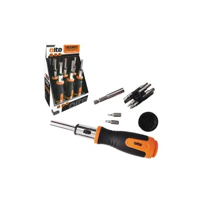 GIRAVITE A CRICCHETTO PORTAINSERTI CON 12 INSERTI E 1 PORTAINSERTI