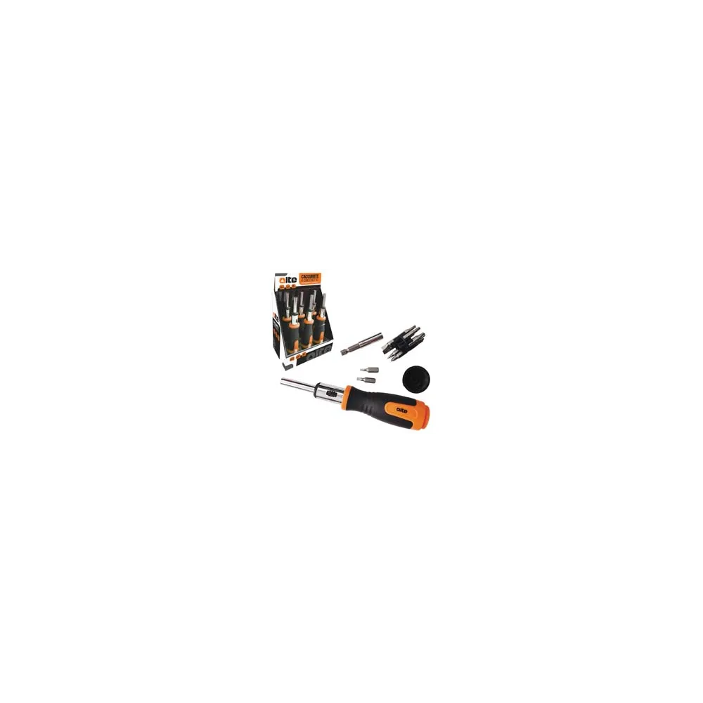 GIRAVITE A CRICCHETTO PORTAINSERTI CON 12 INSERTI E 1 PORTAINSERTI
