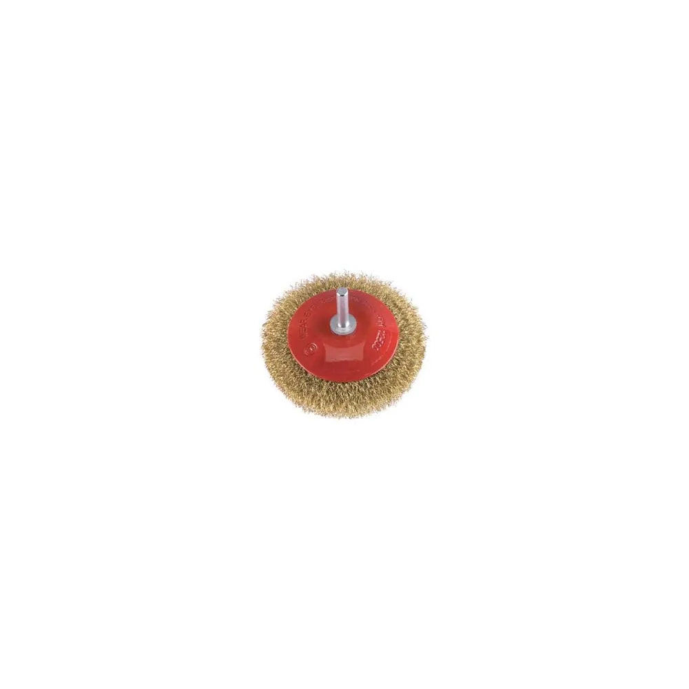 SPAZZOLA CIRCOLARE CONICA FILI IN ACCIAIO