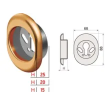 BOCCHETTA ANTISTRAPPO KT52 BRONZATO
