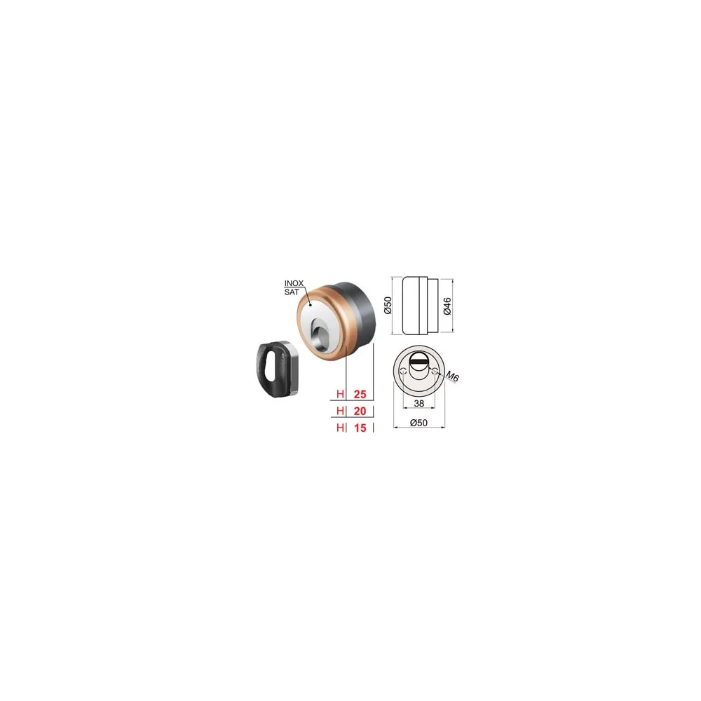DEFENDER MAGNETICO MAG MONOLITO ANTIACIDO MR500 BRONZATO