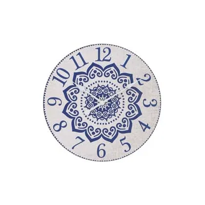 OROLOGIO MURO MANDALA BLU