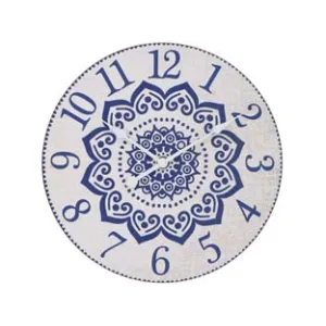 OROLOGIO MURO MANDALA BLU