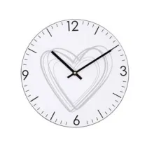 OROLOGIO MURO CUORE A MATITA