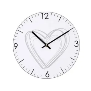 OROLOGIO MURO CUORE A MATITA