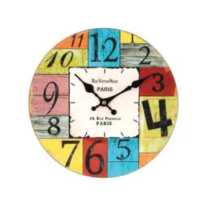 OROLOGIO MURO PARIS COLOR