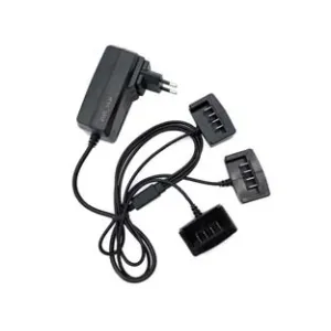 CARICABATTERIA 3 VIE E BASETTE PER FORBICE POWERCUT