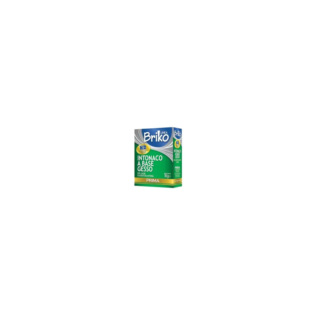 K2 LINEA BRIKO INTONACO BASE GESSO BIANCO IN POLVERE RASANTE