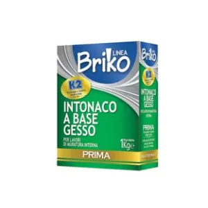 K2 LINEA BRIKO INTONACO BASE GESSO BIANCO IN POLVERE RASANTE