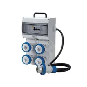 QUADRO KEY BOX ASC PORTATILE CON MANIGLIA 4 PRESE INDUSTRIALI IP67
