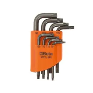 CHIAVI MASCHIO TORX PIEGATE CROMATE ART.97TX/S6