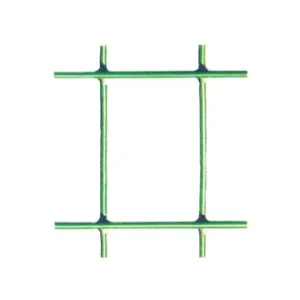 RETE ELETTROSALDATA ZINCATA PLASTIFICATA VERDE ESAPLAX MAGLIA MM.50X76