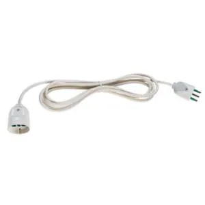 PROLUNGA ELETTRICA LINEARE BIPASSO SCHUKO MT.3 BIANCA