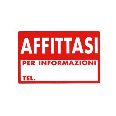 CARTELLO "AFFITTASI"