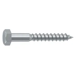 VITE TIRAFONDI PER LEGNO CLASSE 4.8 DIN-571 UNI-704 ZINCATA IN BLISTER
