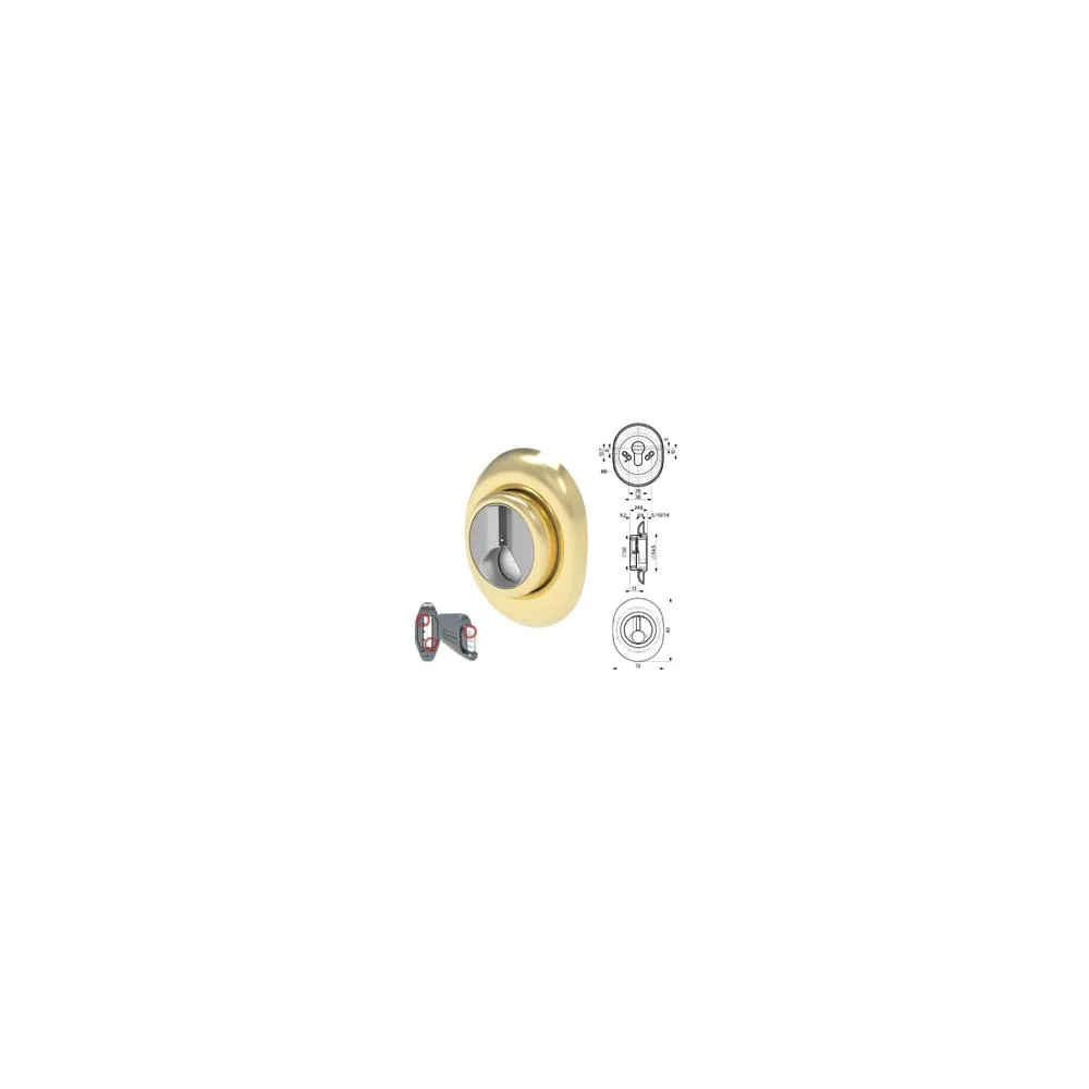 DEFENDER MAGNETICO AD ALTEZZA FISSA OTTONE