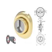DEFENDER MAGNETICO AD ALTEZZA FISSA OTTONE