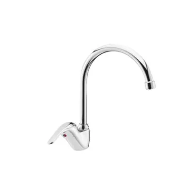 RUBINETTO MISCELATORE MONOCOMANDO LAVELLO CANNA PONTE SERIE CUCINA