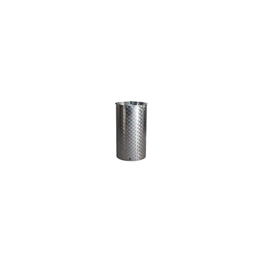 CONTENITORE ENOLOGICO FONDO A PENTOLA INOX AISI 304 SALDATO