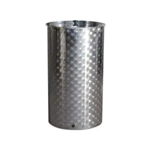 CONTENITORE ENOLOGICO FONDO A PENTOLA INOX AISI 304 SALDATO