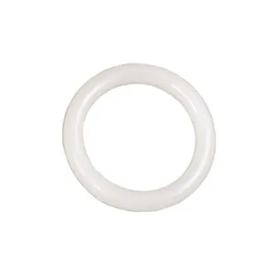 ANELLI PER SCORRITENDA TUBOLARI IN PLASTICA BIANCO