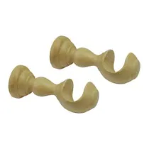 SUPPORTO APERTO Ø MM.35 IN LEGNO NATURALE PER SCORRITENDA