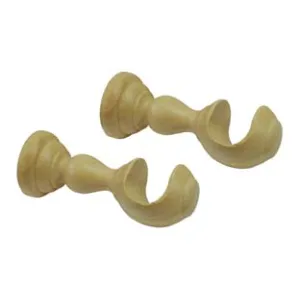 SUPPORTO APERTO Ø MM.35 IN LEGNO NATURALE PER SCORRITENDA