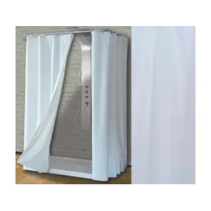 TENDA PER DOCCIA IN PEVA "TINTA UNITA" COLORE BIANCO