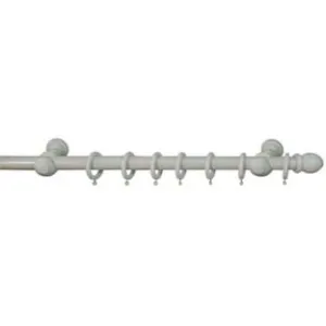 BASTONE IN LEGNO CON ACCESSORI Ø MM.23 BIANCO
