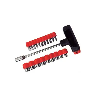 INSERTI E BUSSOLE MANICO "T" IN SET 22 PEZZI