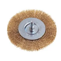 SPAZZOLA A DISCO CIRCOLARE FILI ACCIAIO PER TRAPANO