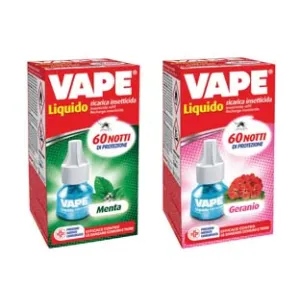 RICARICA LIQUIDA PER ELETTROEMANATORI 480 ORE MENTA/GERANIO