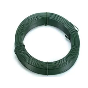 FILO PLASTIFICATO ZINCATO E VERDE IN MATASSE MT.100