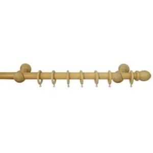 BASTONE IN LEGNO CON ACCESSORI Ø MM.23 NATURALE