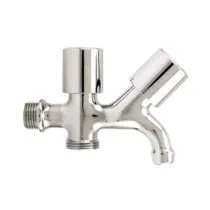 RUBINETTO DOPPIO SPECIALE CON ATTACCO LAVATRICE ART.220
