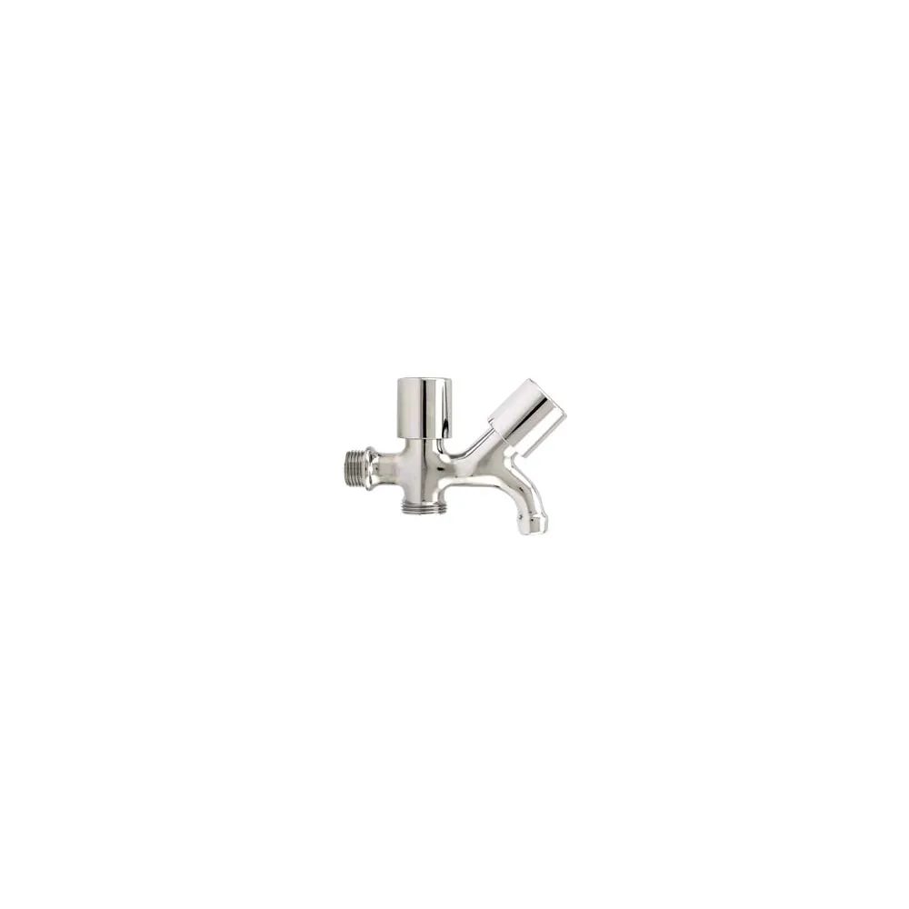 RUBINETTO DOPPIO SPECIALE CON ATTACCO LAVATRICE ART.220