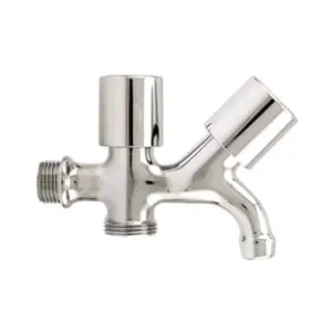RUBINETTO DOPPIO SPECIALE CON ATTACCO LAVATRICE ART.220