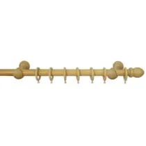 BASTONE IN LEGNO CON ACCESSORI Ø MM.23 NATURALE