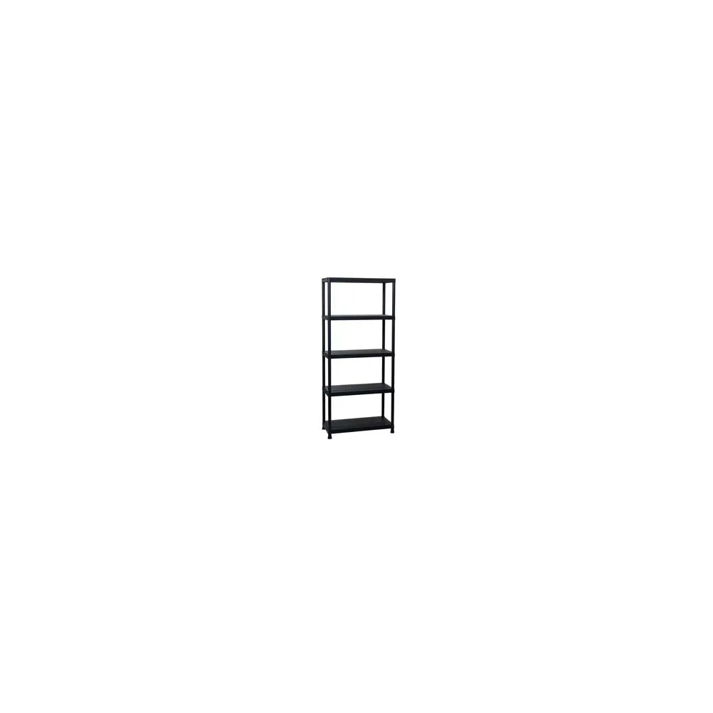 SCAFFALE UNIVERSAL 84-5 PER INTERNI CON 5 RIPIANI NERO ART.133