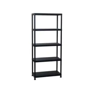 SCAFFALE UNIVERSAL 84-5 PER INTERNI CON 5 RIPIANI NERO ART.133