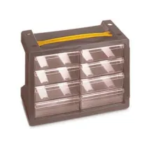 CASSETTIERA PORTAMINUTERIE POKER 8 CON MANIGLIA