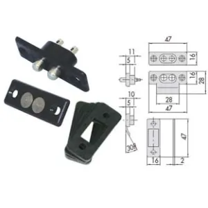 COPPIA CONTATTI ELETTRICI A PRESSIONE 06511