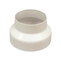 RIDUZIONE PER TUBI STUFA BIANCO LUCIDO