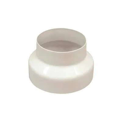 RIDUZIONE PER TUBI STUFA BIANCO LUCIDO