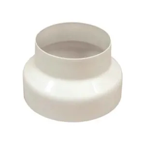RIDUZIONE PER TUBI STUFA BIANCO LUCIDO